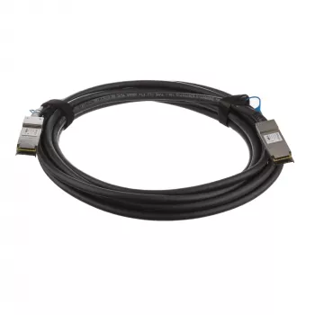 StarTech.com MSA Uncoded Συμβατό 5m 40G QSFP+ σε QSFP+ Direct Attach Καλώδιο Breakout Twinax – 40 GbE QSFP+ Χάλκινο DAC 40 Gbps Low Power Παθητική Μονάδα Πομποδέκτη DAC