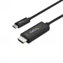 StarTech.com Καλώδιο USB-C σε HDMI 1,8 m (6 ft.) – 4K 60 Hz Καλώδιο προσαρμογέα βίντεο USB Type C σε HDMI 2.0 – Συμβατό με Thunderbolt 3 – Φορητός υπολογιστής σε οθόνη HDMI/Display – DP 1.2 Alt Mode HBR2 – Μαύρο