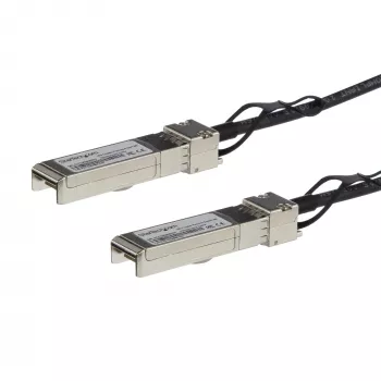 StarTech.com Καλώδιο απευθείας σύνδεσης Twinax 0,5 m 10G SFP+ σε SFP+ συμβατό με Cisco SFP-H10GB-CU0-5M - 10GbE SFP+ Χάλκινο DAC 10 Gbps Low-Power παθητικό Mini-GBIC/πομποδέκτης DAC Firepower ASR9000 ASR1000