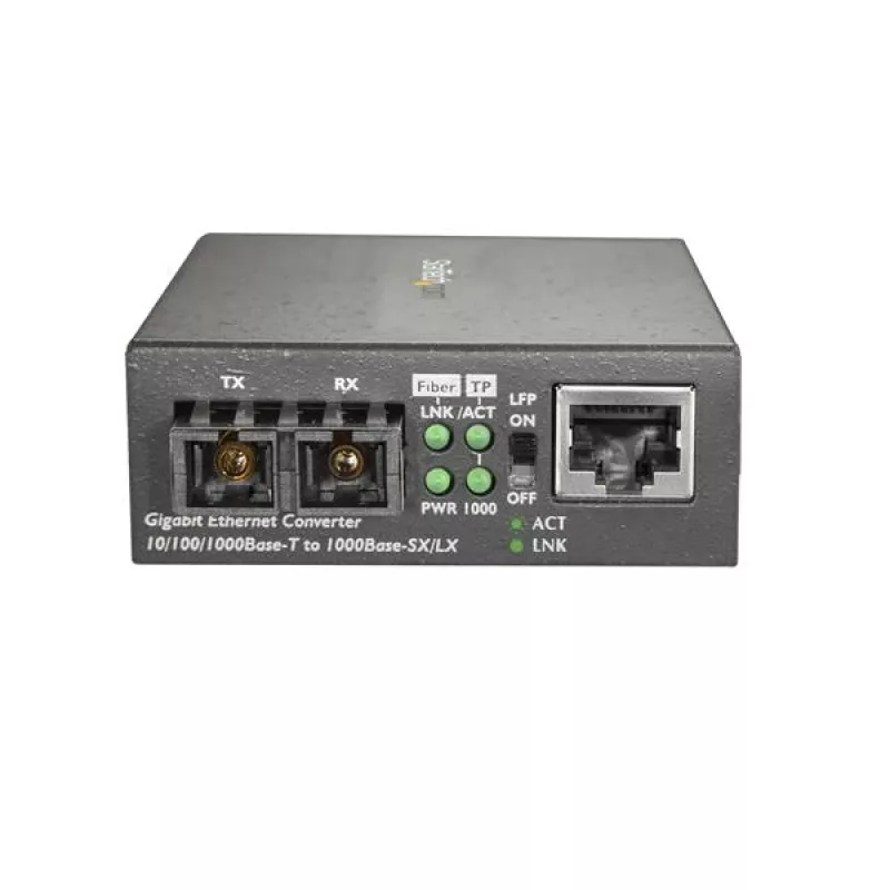 StarTech.com Μετατροπέας μέσων Gigabit Ethernet σε οπτική ίνα SC – 1000Base-LX – Single-Mode – 10 km