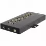 StarTech.com Hub σειριακός 8 θυρών Προσαρμογέας USB σε RS232/RS485/RS422 – Βιομηχανικός μετατροπέας-hub USB 2.0 σε DB9 Σειριακό – Πιστοποιημένο IP30 – Μεταλλικό hub σειριακό για τοποθέτηση σε ράγα DIN – Προστασία 15 kV ESD