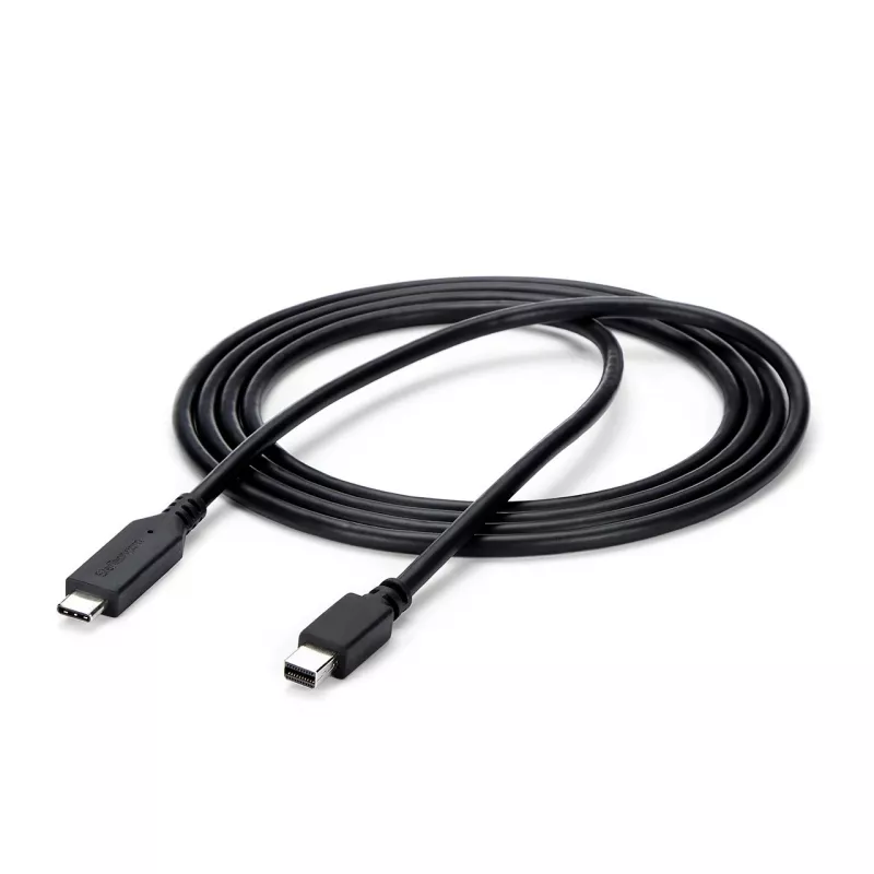 StarTech.com Καλώδιο USB-C σε Mini DisplayPort 6 ft. (1,8 m) - 4K 60Hz - Μαύρο