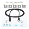 StarTech.com Καλώδιο USB-C σε Mini DisplayPort 6 ft. (1,8 m) - 4K 60Hz - Μαύρο