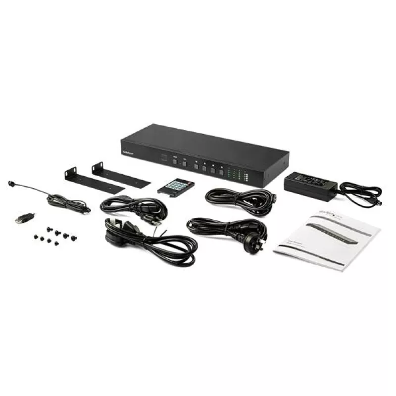 StarTech.com Διακόπτης μήτρας HDMI 4x4 με έλεγχο ήχου και Ethernet – 4K 60Hz