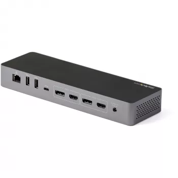 StarTech.com Σταθμός σύνδεσης USB C για Macbook Pro/Air-M1/M2/M3/M4, Συμβατός με Thunderbolt, HDMI/DisplayPort, Dual 4K 60Hz/Single 8K, Dock laptop USB Type-C, 96W Power Delivery, USB 10Gbps