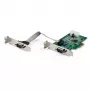 StarTech.com Κάρτα προσαρμογέα PCI Express RS232 Σειριακή 2 θυρών – Σειριακός ελεγκτής PCIe RS232 – PCIe σε Σειριακό DB9 – 16950 UART – Κάρτα επέκτασης Low-Profile – Windows & Linux