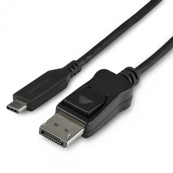 StarTech.com Καλώδιο USB-C σε DisplayPort 1.4 3,3 πόδια / 1 m – Μετατροπέας προσαρμογέα βίντεο USB Type-C σε DP 1.4 Alt Mode 8K/5K/4K – HBR3/HDR/DSC – Καλώδιο οθόνης DP 8K 60 Hz – USB-C/Thunderbolt 3