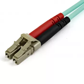 StarTech.com 7m (22ft) LC/UPC σε LC/UPC OM4 πολύτροπο καλώδιο οπτικής ίνας, 50/125µm LOMMF/VCSEL Zipcord ίνα, 100G, χαμηλή εξασθένηση – LSZH καλώδιο jumper οπτικής ίνας