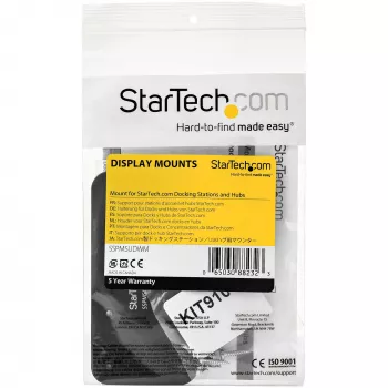 StarTech.com Βάση στήριξης σταθμού υποδοχής – Ατσάλι, Ατσάλι, Μαύρο