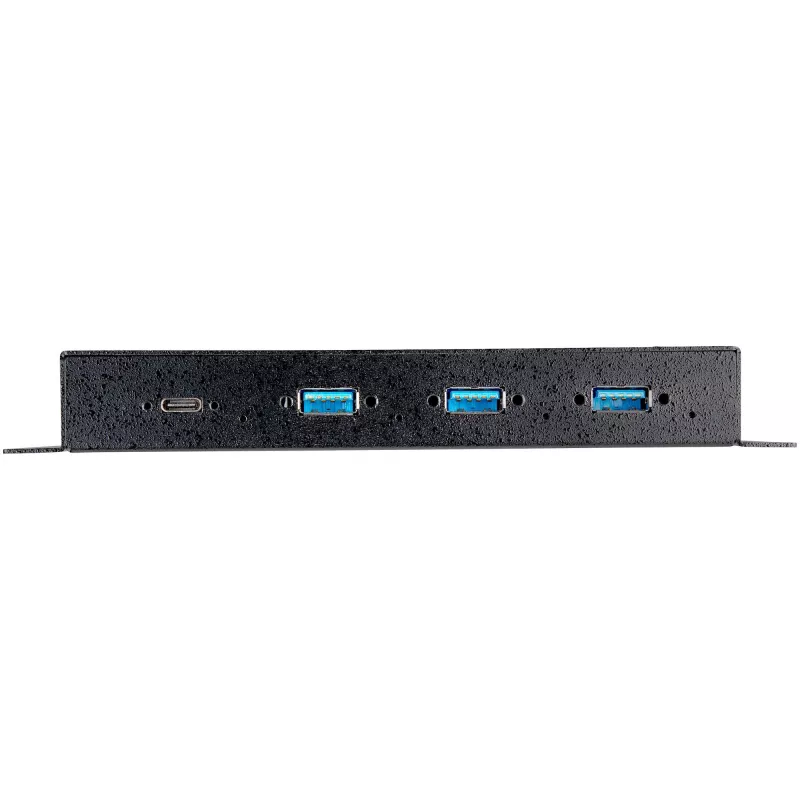 StarTech.com Hub USB C 4 θυρών 10Gbps – Βιομηχανικό μεταλλικό hub USB Type-C με 3xUSB-A και 1xUSB-C – Προστασία ESD και υπέρτασης – Host USB-C ή USB-A – Αυτοτροφοδοτούμενο hub USB 3.2/3.1 Gen 2 με δυνατότητα τοποθέτησης