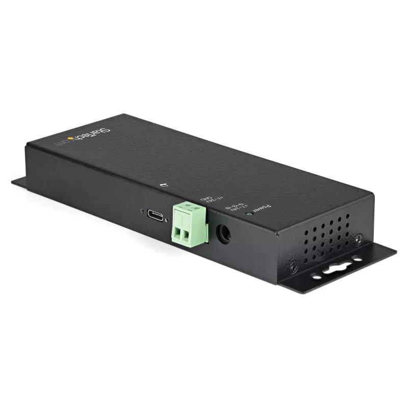 StarTech.com Hub USB C 4 θυρών 10Gbps – Βιομηχανικό μεταλλικό hub USB Type-C με 3xUSB-A και 1xUSB-C – Προστασία ESD και υπέρτασης – Host USB-C ή USB-A – Αυτοτροφοδοτούμενο hub USB 3.2/3.1 Gen 2 με δυνατότητα τοποθέτησης