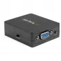 StarTech.com Μετατροπέας VGA σε RCA και S-Video - Τροφοδοσία USB, Ενεργός μετατροπέας βίντεο, Μαύρο, CE, FCC, REACH, 1920 x 1080 pixel, 640 x 480,1920 x 1080 pixel, 60 Hz