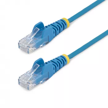 StarTech.com Καλώδιο CAT6 2,5 m – Λεπτό – Βύσματα RJ45 χωρίς προεξοχές – Μπλε