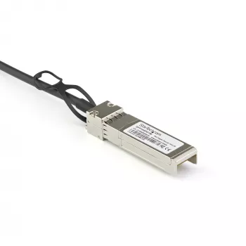 StarTech.com Συμβατό καλώδιο απευθείας σύνδεσης Twinax 2m 10G SFP+ σε SFP+ με Dell EMC DAC-SFP-10G-2M - Χάλκινο DAC SFP+ 10GbE 10 Gbps παθητικό χαμηλής κατανάλωσης μονάδα Mini GBIC/πομποδέκτη DAC