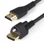 StarTech.com Καλώδιο HDMI 0,9m (3ft) με βίδα ασφάλισης – 4K 60Hz HDR – Καλώδιο οθόνης High Speed HDMI 2.0 με βύσμα βίδας ασφάλισης για ασφαλή σύνδεση – Καλώδιο HDMI με Ethernet – M/M