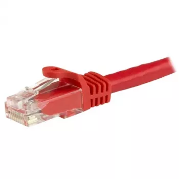 StarTech.com Καλώδιο Ethernet CAT6 7,5m - Κόκκινο καλώδιο Gigabit Ethernet CAT 6 - Καλώδιο δικτύου/patch 250MHz 100W PoE RJ45 UTP με προστασία προεξοχών και ανακούφιση καταπόνησης ατομικά ελεγμένο