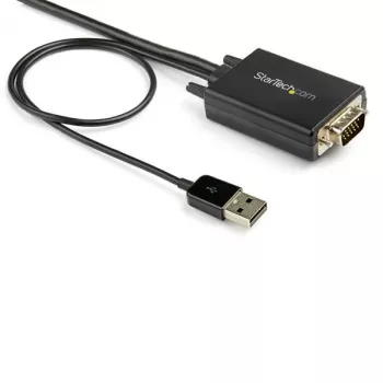 StarTech.com Καλώδιο μετατροπέα VGA σε HDMI 2m με υποστήριξη USB ήχου και τροφοδοσία – Καλώδιο προσαρμογέα αναλογικού σε ψηφιακό βίντεο για σύνδεση υπολογιστή VGA σε οθόνη HDMI – Καλώδιο οθόνης 1080p αρσενικό σε αρσενικό