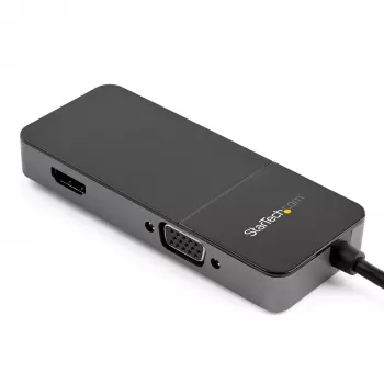 StarTech.com Προσαρμογέας USB 3.0 σε HDMI και VGA - Προσαρμογέας μετατροπέα πολλαπλών θυρών USB Type-A διπλής οθόνης 4K/1080p - Εξωτερική κάρτα γραφικών βίντεο για πολλαπλές οθόνες - Προσαρμογέας USB πολλαπλών οθονών