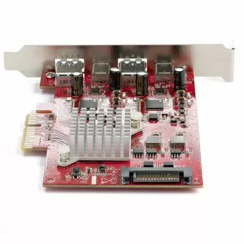 StarTech.com Κάρτα USB PCIe 4 Θυρών – Κάρτα επέκτασης USB PCI-Express 10 Gbit/s με 2 ελεγκτές – 2x υποδοχές USB-C και 2x USB-A (USB 3.2/3.1 Gen 2) – Κάρτα USB/USB-C PCIe – Full Profile