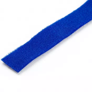 StarTech.com Ρολό ταινίας Velcro 15,2 m – επαναχρησιμοποιήσιμοι δεσμοί καλωδίων για κοπή – βιομηχανική ταινία στερέωσης καλωδίων / ρυθμιζόμενες υφασμάτινες ταινίες Μπλε / αυτοκόλλητες ταινίες διαχείρισης καλωδίων