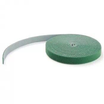 StarTech.com Ρολό ταινίας Velcro 30,5 m – κοπτόμενοι επαναχρησιμοποιήσιμοι δεσμοί καλωδίων – βιομηχανική ταινία στερέωσης καλωδίων / ρυθμιζόμενα υφασμάτινα περιτυλίγματα πράσινα / επαναχρησιμοποιήσιμες αυτοσφιγκτικές ταινίες διαχείρισης καλωδίων
