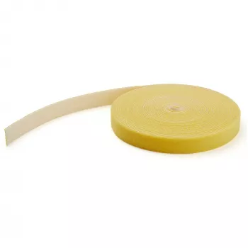 StarTech.com Ρολό ταινίας Velcro 15,2 m – κοπτόμενοι επαναχρησιμοποιήσιμοι δεσμοί καλωδίων – βιομηχανικό ρολό ταινίας στερέωσης καλωδίων / ρυθμιζόμενα υφασμάτινα περιτυλίγματα Κίτρινο / επαναχρησιμοποιήσιμες αυτοκόλλητες ταινίες διαχείρισης καλωδίων