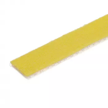 StarTech.com Ρολό ταινίας Velcro 15,2 m – κοπτόμενοι επαναχρησιμοποιήσιμοι δεσμοί καλωδίων – βιομηχανικό ρολό ταινίας στερέωσης καλωδίων / ρυθμιζόμενα υφασμάτινα περιτυλίγματα Κίτρινο / επαναχρησιμοποιήσιμες αυτοκόλλητες ταινίες διαχείρισης καλωδίων