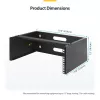 StarTech.com Επιτοίχιο Rack Δικτύου 4U – βάθους 14 inch (flaches Profil) – Βάση Patch Panel 19 inch για επίπεδους server και εξοπλισμό IT, network switches – Αντοχή 20 kg, Μαύρο
