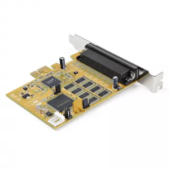 StarTech.com Κάρτα προσαρμογέα PCI Express RS232 Σειριακή 8 θυρών, Κάρτα PCIe RS232 Σειριακή, 16C1050 UART, Πολυθυρικός Σειριακός ελεγκτής/κάρτα επέκτασης DB9, Προστασία 15kV ESD, Μόνο Windows - TAA