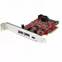 StarTech.com Κάρτα PCIe USB 5 θυρών - 10Gbps USB 3.1 Gen 2 PCIe Card w/ 1x USB-C & 2x USB-A - 1x 2 Port IDC (Internal 5Gbps USB Header Expansion) - USB C PCI Express Κάρτα ελεγκτή
