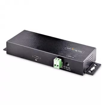 StarTech.com Βιομηχανικό Hub USB 10Gbps 7 θυρών με τροφοδοτικό, μέταλλο, τοποθετήσιμο, 5x USB-A και 2x USB-C Downstream θύρες, προστασία ESD, Powered USB-Hub, TAA