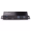 StarTech.com Βιομηχανικό Hub USB 10Gbps 7 θυρών με τροφοδοτικό, μέταλλο, τοποθετήσιμο, 5x USB-A και 2x USB-C Downstream θύρες, προστασία ESD, Powered USB-Hub, TAA