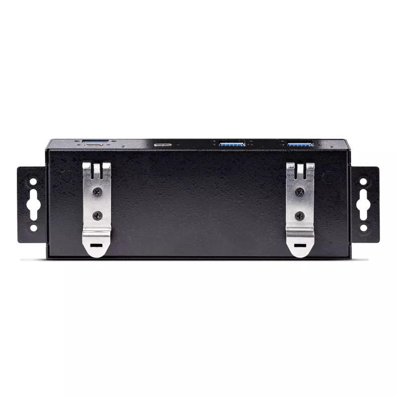 StarTech.com Βιομηχανικό Hub USB 10Gbps 7 θυρών με τροφοδοτικό, μέταλλο, τοποθετήσιμο, 5x USB-A και 2x USB-C Downstream θύρες, προστασία ESD, Powered USB-Hub, TAA