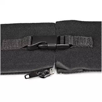 StarTech.com Θήκη διαχείρισης καλωδίων Neoprene 40 inch (1m) με φερμουάρ & πόρπη – Διάμετρος 1,2 inch (3cm) – Κάλυψη/διαχείριση καλωδίων τροφοδοσίας/δικτύου/AV υπολογιστή/PC – Εύκαμπτη θήκη οργάνωσης καλωδίων – Μαύρο