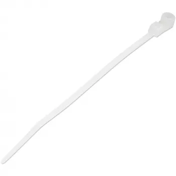 StarTech.com Δεματικά 4 inch (10 cm) με οπή στερέωσης - πλάτος 1/16 inch (2 mm), διάμετρος δέσμης 7/8 inch (24 mm), αντοχή εφελκυσμού 18 lb (8 kg), Nylon 66 αυτοασφαλιζόμενα δεματικά με οπή βίδας, UL-listed, Συσκευασία 100 τεμ.