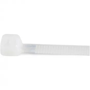 StarTech.com Δεματικά 10 inch (25 cm) – πλάτος 1/8 inch (4 mm), διάμετρος δέσμης 2-5/8 inch (68 mm), αντοχή εφελκυσμού 50 lb (22 kg), αυτοασφαλιζόμενα δεματικά Nylon με κυρτή μύτη – 94V-2/UL-listed, Συσκευασία 100 τεμ. – Λευκό