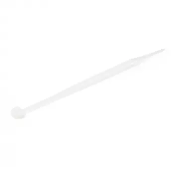 StarTech.com Δεματικά 4 inch (10 cm) – πλάτος 1/16 inch (2 mm), διάμετρος δέσμης 7/8 inch (22 mm), αντοχή εφελκυσμού 18 lb (8 kg), αυτοασφαλιζόμενα δεματικά Nylon με κυρτή μύτη – 94V-2/UL-listed, Συσκευασία 100 τεμ. – Λευκό