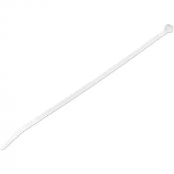 StarTech.com Δεματικά 10 inch (25 cm) – πλάτος 1/8 inch (4 mm), διάμετρος δέσμης 6,8 cm, αντοχή εφελκυσμού 22 kg, αυτοασφαλιζόμενα δεματικά Nylon με κυρτή μύτη, 94V-2/UL-listed, Συσκευασία 1000 τεμ. – Λευκό