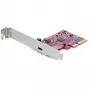 StarTech.com Κάρτα PCIe USB 3.2 Gen 2x2 1 θύρας, USB-C 20 Gbit/s SuperSpeed PCI Express 3.0 x4 Κάρτα ελεγκτή, Κάρτα προσαρμογέα USB Type-C, μόνο δεδομένα, Windows/macOS/Linux, TAA