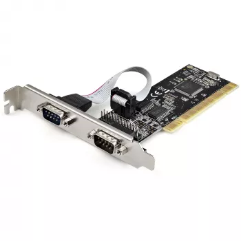 StarTech.com Κάρτα PCI Serial Parallel Combo με δύο σειριακές θύρες RS232 (DB9) & 1x παράλληλη θύρα LPT (DB25) – Κάρτα προσαρμογέα PCI-Combo – Ελεγκτής καρτών επέκτασης PCI – Κάρτα PCI σε εκτυπωτή