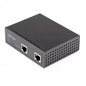 StarTech.com Industrial Gigabit Ethernet PoE Injector - 30W 802.3at PoE+ Midspan 48V-56VDC DIN Rail Power Over Ethernet Injector Adapter - -40C to +75C Κάμερες/αισθητήρες/WLAN πρόσβαση
