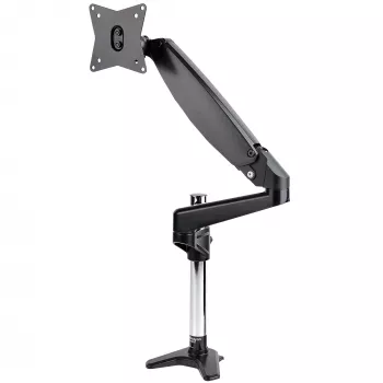 StarTech.com Βάση οθόνης γραφείου για μονή οθόνη VESA έως 32 inch ή 49 inch Ultrawide 8kg – πλήρως κινητή αρθρωτή και ρυθμιζόμενη καθ' ύψος – Σφιγκτήρας C, διέλευση γραφείου – Βραχίονας μονής οθόνης