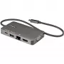 StarTech.com πολυθύρα προσαρμογέας USB-C – USB-C σε 4K 30Hz HDMI ή 1080p VGA – μίνι dock USB Type-C με 100W Power Delivery Passthrough, 3 θυρών USB hub 5Gbps, GbE – 12″ (30 cm) ενσωματωμένο καλώδιο