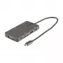 StarTech.com πολυθύρα προσαρμογέας USB-C – HDMI 4K 30Hz ή VGA Travel Dock – 5Gbps USB 3.0 hub (θύρες USB-A/USB-C) – 100W Power Delivery – SD/Micro SD – GbE – καλώδιο 30cm – μίνι dock USB-C