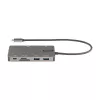 StarTech.com πολυθύρα προσαρμογέας USB-C – HDMI 4K 30Hz ή VGA Travel Dock – 5Gbps USB 3.0 hub (θύρες USB-A/USB-C) – 100W Power Delivery – SD/Micro SD – GbE – καλώδιο 30cm – μίνι dock USB-C