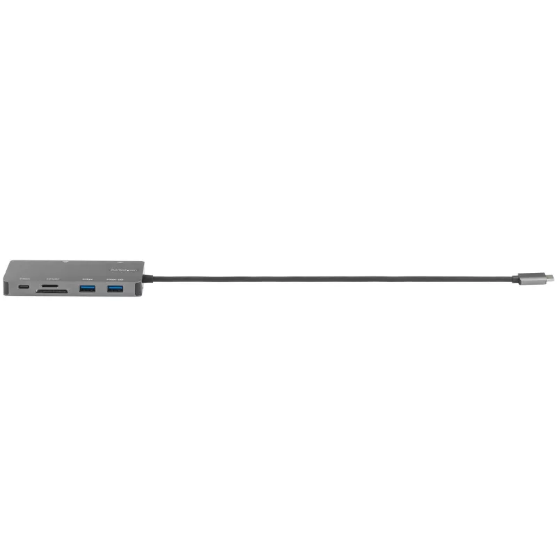 StarTech.com πολυθύρα προσαρμογέας USB-C – HDMI 4K 30Hz ή VGA Travel Dock – 5Gbps USB 3.0 hub (θύρες USB-A/USB-C) – 100W Power Delivery – SD/Micro SD – GbE – καλώδιο 30cm – μίνι dock USB-C