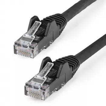 StarTech.com καλώδιο Ethernet CAT6 7m – LSZH (χωρίς αλογόνα) – 10 Gigabit 250 MHz 100W PoE RJ45 10GbE UTP καλώδιο δικτύου patch, χωρίς γλωττίδα με ανακούφιση τάσης – μαύρο, CAT 6, ETL-verified, 24AWG