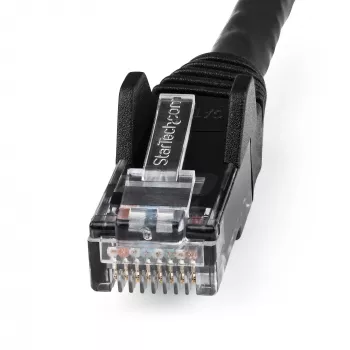 StarTech.com καλώδιο Ethernet CAT6 7m – LSZH (χωρίς αλογόνα) – 10 Gigabit 250 MHz 100W PoE RJ45 10GbE UTP καλώδιο δικτύου patch, χωρίς γλωττίδα με ανακούφιση τάσης – μαύρο, CAT 6, ETL-verified, 24AWG