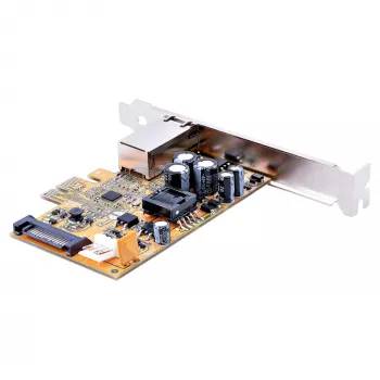 StarTech.com κάρτα δικτύου PoE 1 θύρας 2.5Gbps, κάρτα Ethernet PCIe με RJ45, 30W 802.3at PoE NIC για desktop/server, προσαρμογέας δικτύου PoE-LAN με low-profile βάση, NBaseT, Windows/Linux