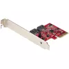 StarTech.com κάρτα SATA PCIe - κάρτα επέκτασης SATA PCIe 2 θυρών - 6Gbps - Full/Low Profile - προσαρμογέας/ελεγκτής PCI Express σε SATA - ASM1062R SATA RAID - μετατροπέας PCIe σε SATA